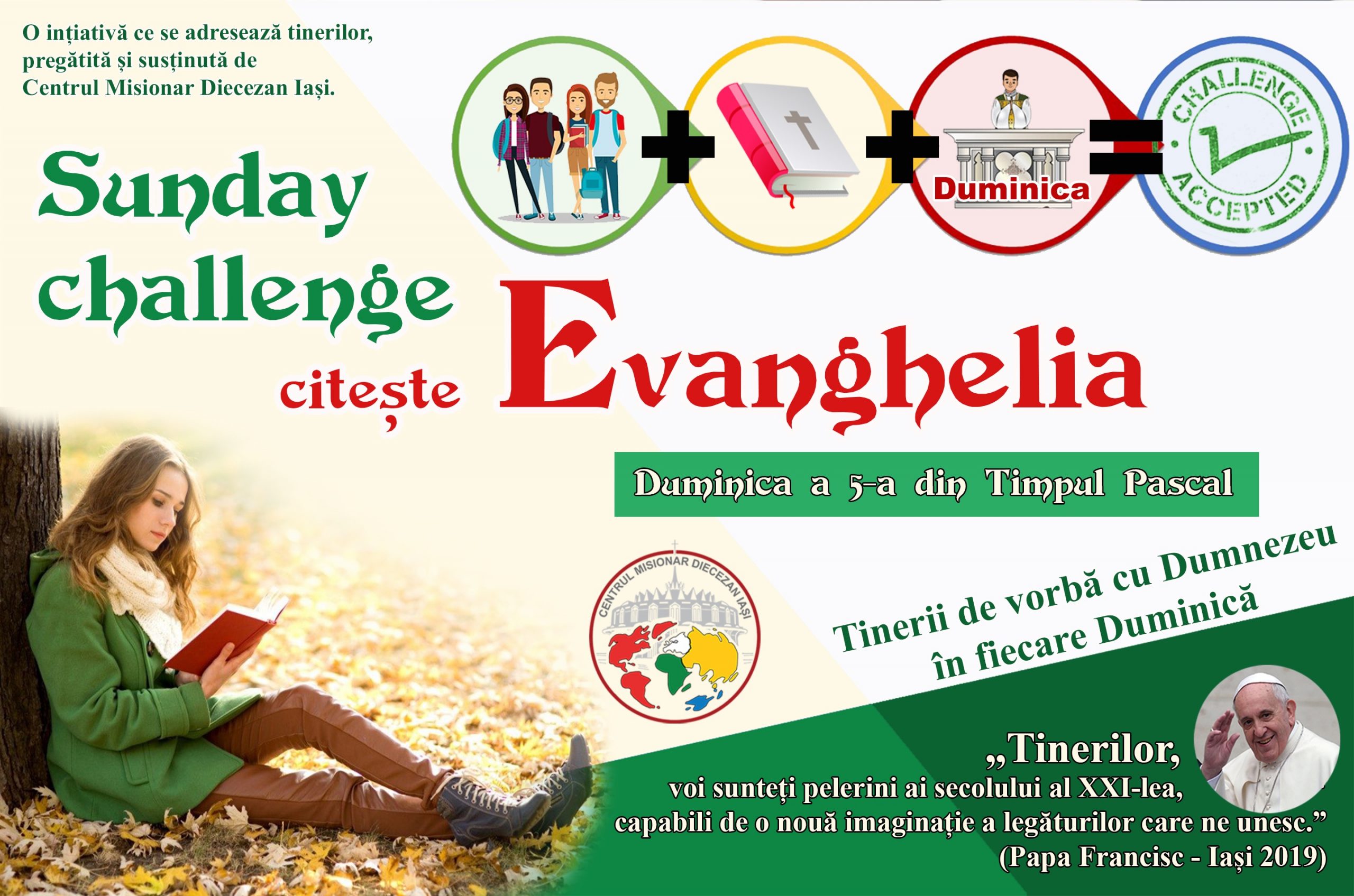 #SundayChallengeEvanghelia – Duminica a 5-a a Paștelui